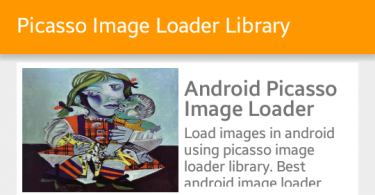 picasso android, Thư viện Picasso &#8211; Load ảnh trong Android từ URL