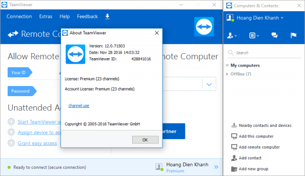 Teamviewer, Hướng dẫn xóa giới hạn dùng thử sau 5 phút trên Teamviewer